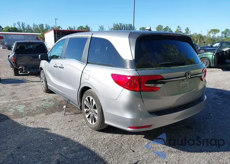 2022 Honda Odyssey Ex-L из США, поврежденный, VIN 5FNRL6H74NB065915